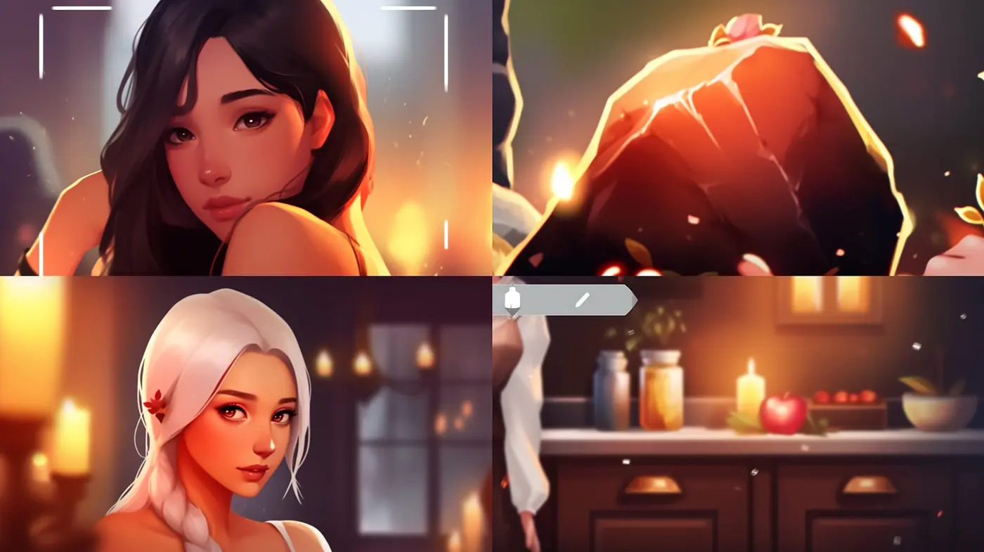 Warm-toned Emotive Digital Portraiture with Soft Lighting - Midjourney sref style