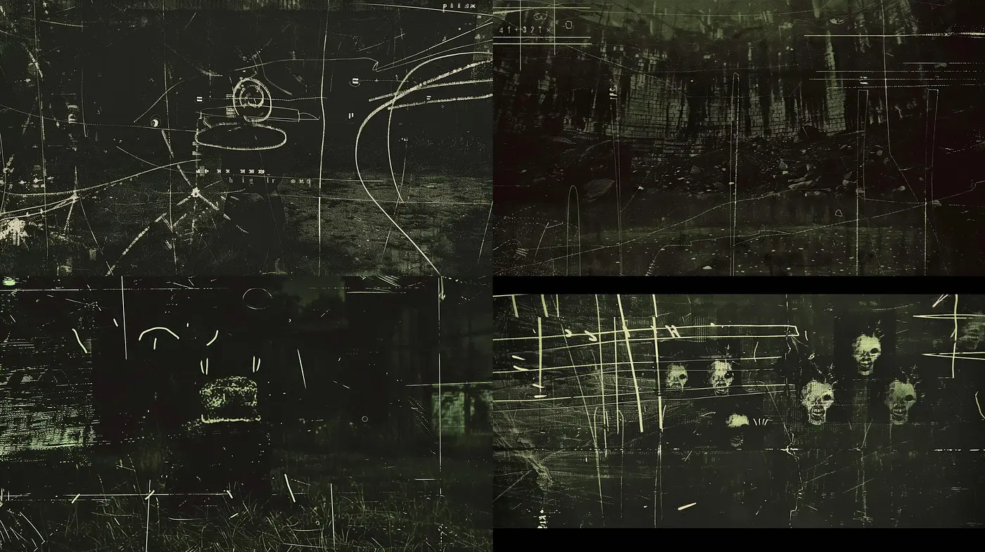 Abstract Decay: A Study in Desolate Textures and Eroded Time - Midjourney sref style