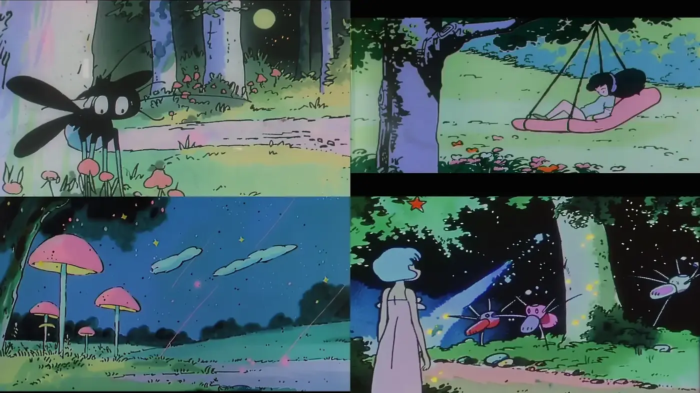 Whimsical and Dreamlike Aesthetic with Soft Textures and Nighttime Themes - Midjourney sref style