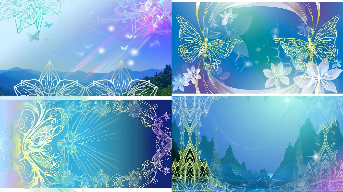 Luminous Botanical Dreamscape with Ethereal Neon Overtones - Midjourney sref style