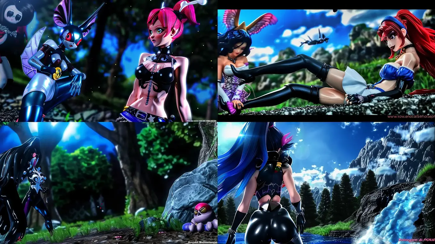 Energetic Comic Fusion with a Luminous Fantastical Edge - Midjourney sref style