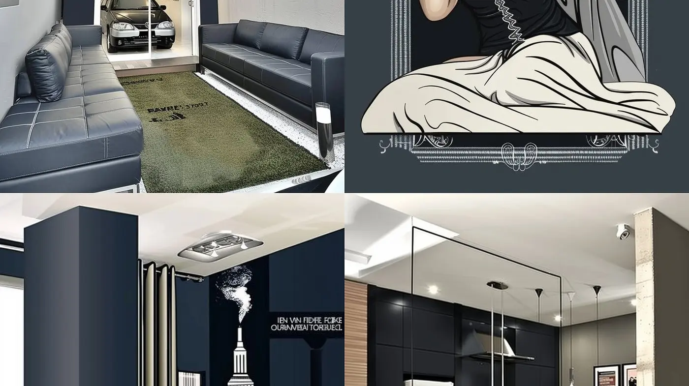 Elegant Noir Chic: A Unison of Monochromatic Aesthetics and Stylized Forms - Midjourney sref style
