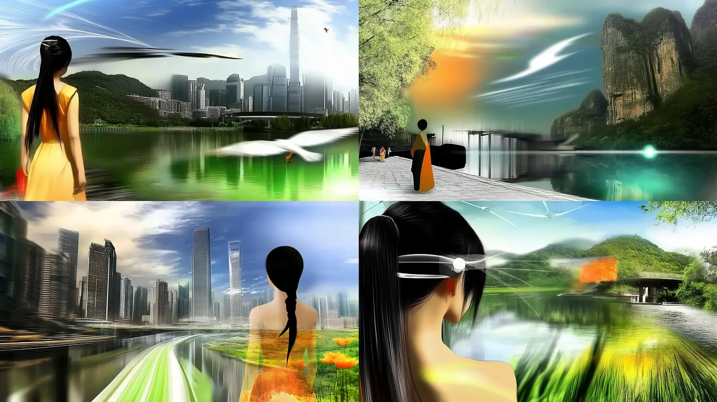 Luminous Ethereal Vistas with a Hint of Photorealism and Impressionistic Textures - Midjourney sref style