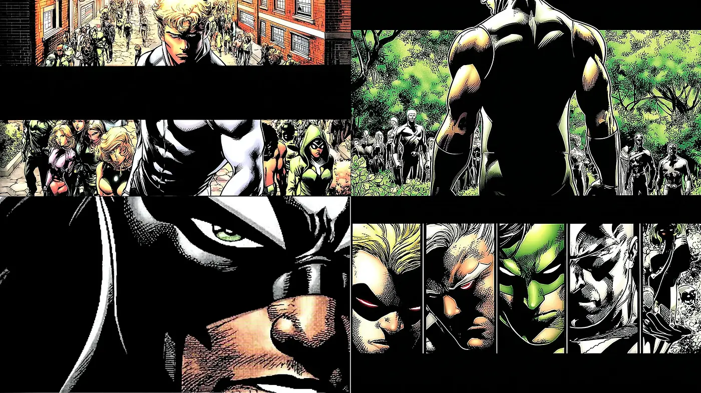 Dramatic Comic Style with Rich Textures and Bold Characters - Midjourney sref style