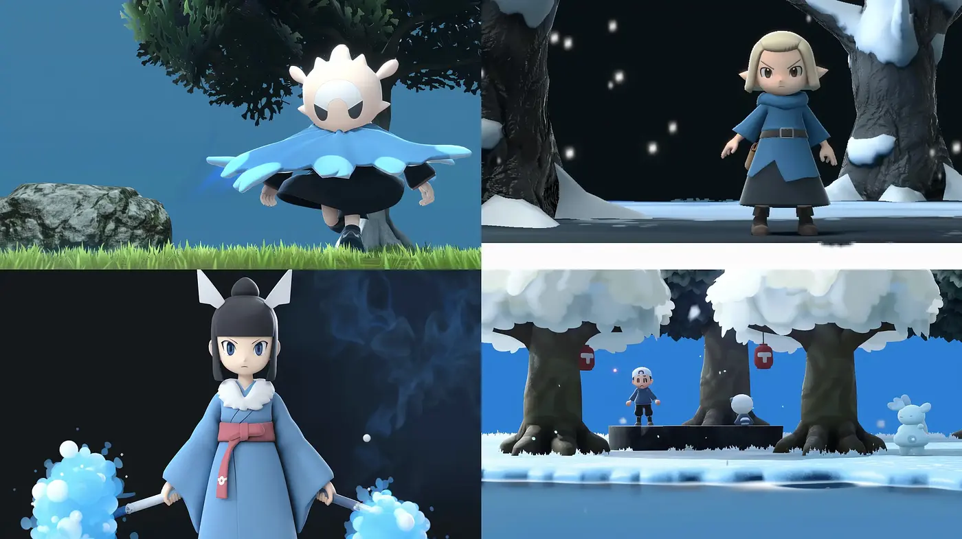 Enchanted Chibi Fantasy: A Consistent Stylization Across Varied Scenes - Midjourney sref style