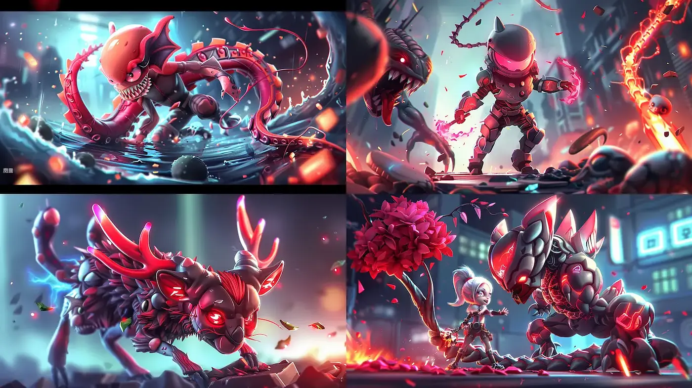 Dynamic and Vibrant Sci-Fi Character Art with a Futuristic Touch - Midjourney sref style