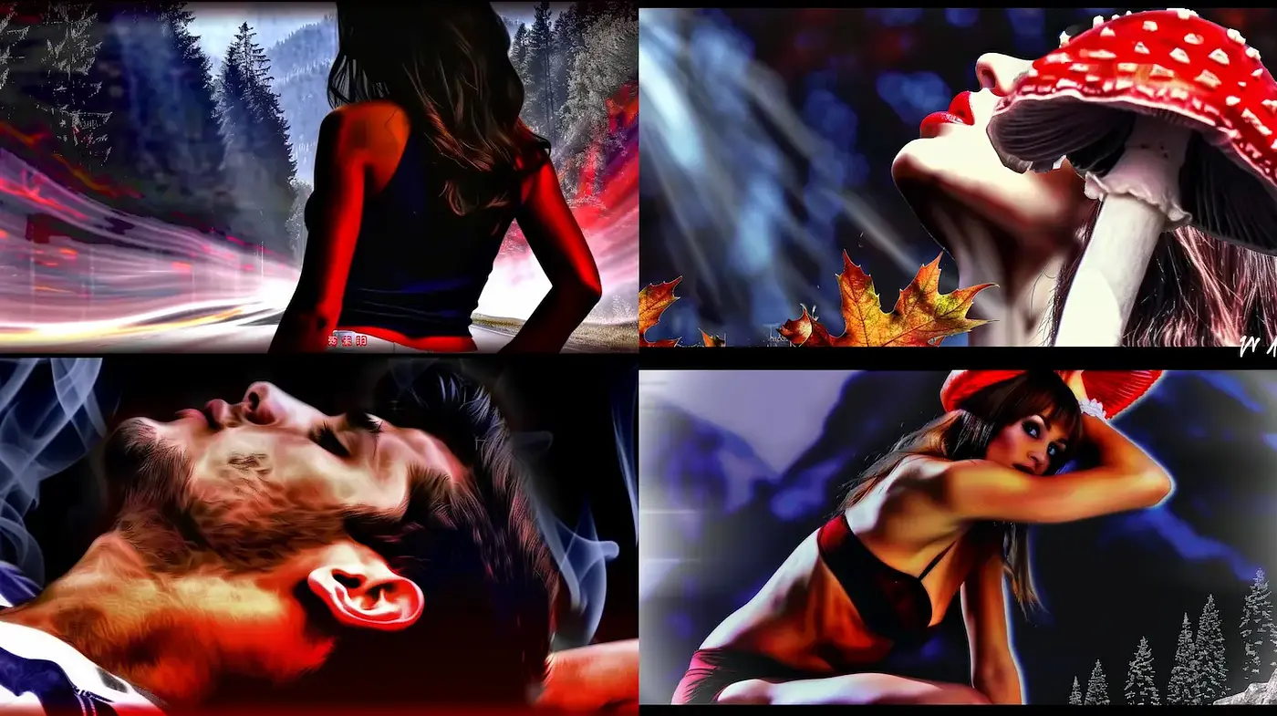 Dynamic and Visually Striking Style with Stylized Details - Midjourney sref style