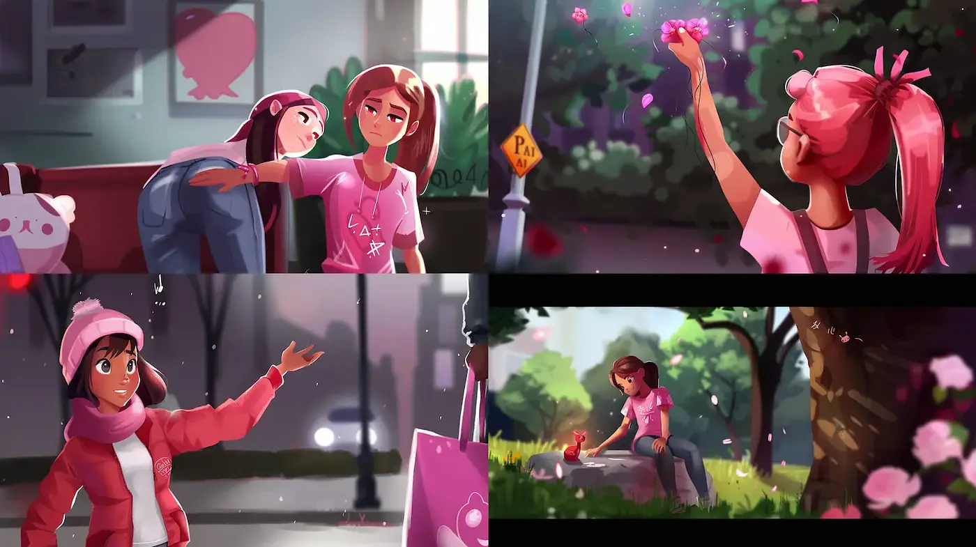Vibrant, youthful illustrations with a whimsical touch - Midjourney sref style