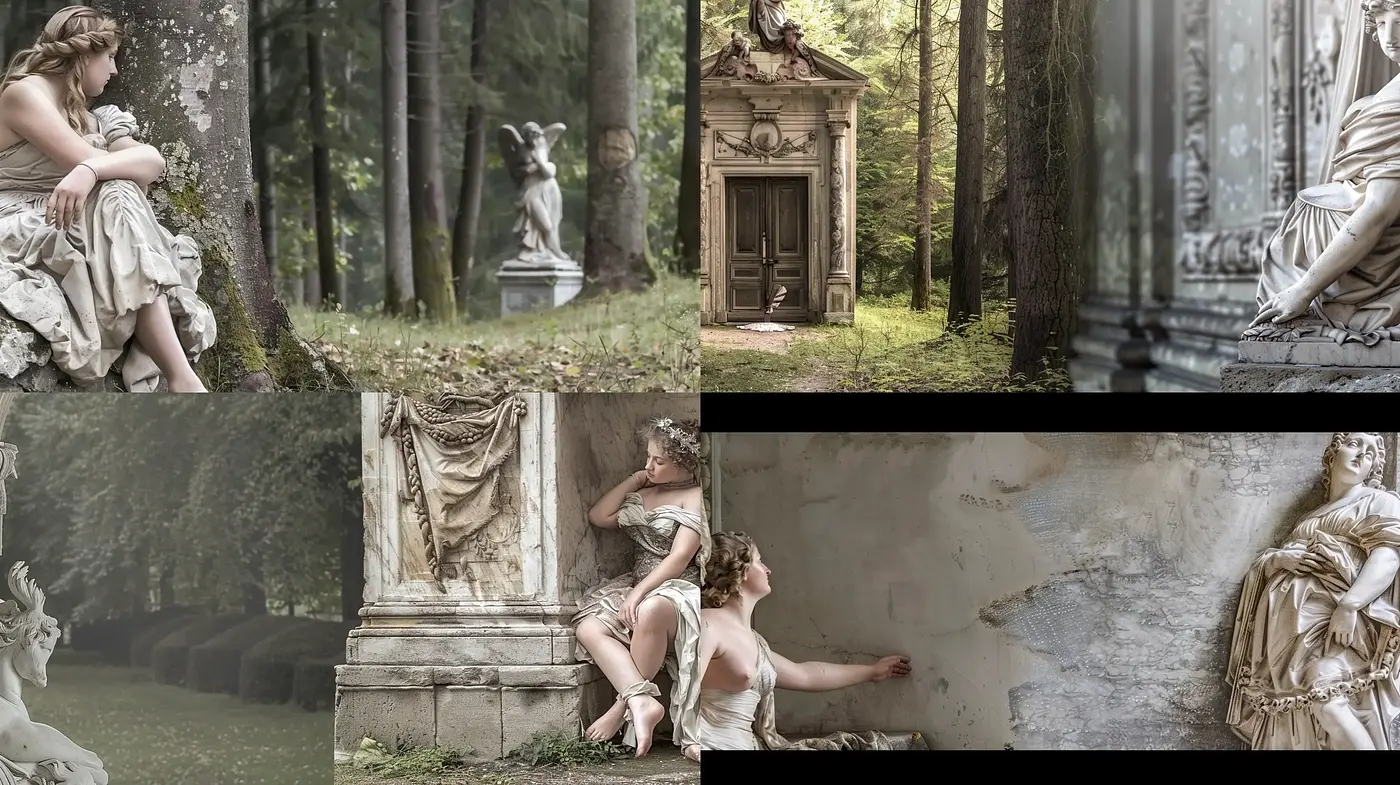 Ethereal Classical Reverie: A Homage to Neoclassical Dreamscapes - Midjourney sref style