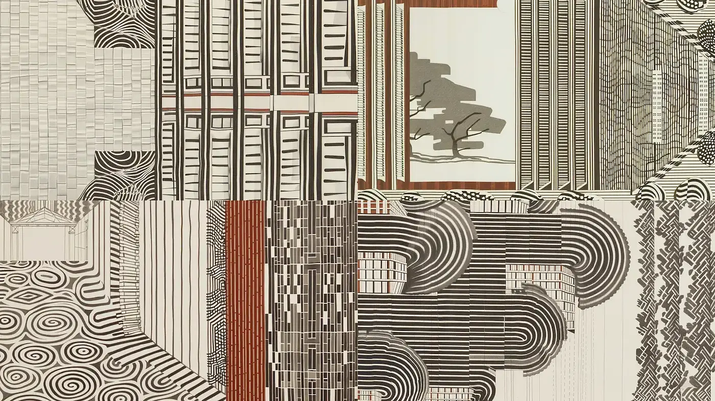 Intricate and Harmonious Geometric Patterns with an Organic Touch - Midjourney sref style