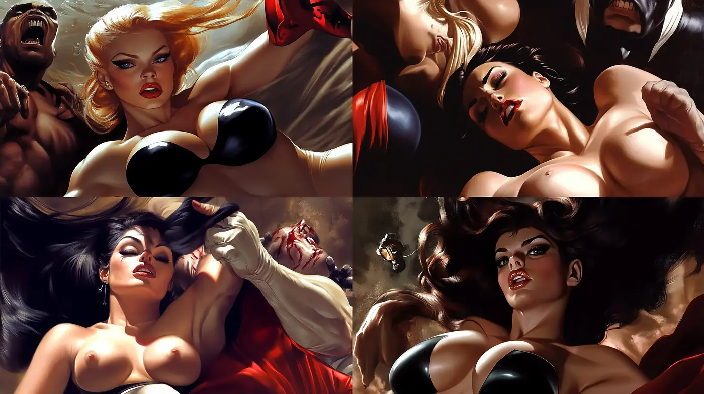 Dynamic Hyper-Realism in Contemporary Graphic Illustration - Midjourney sref style