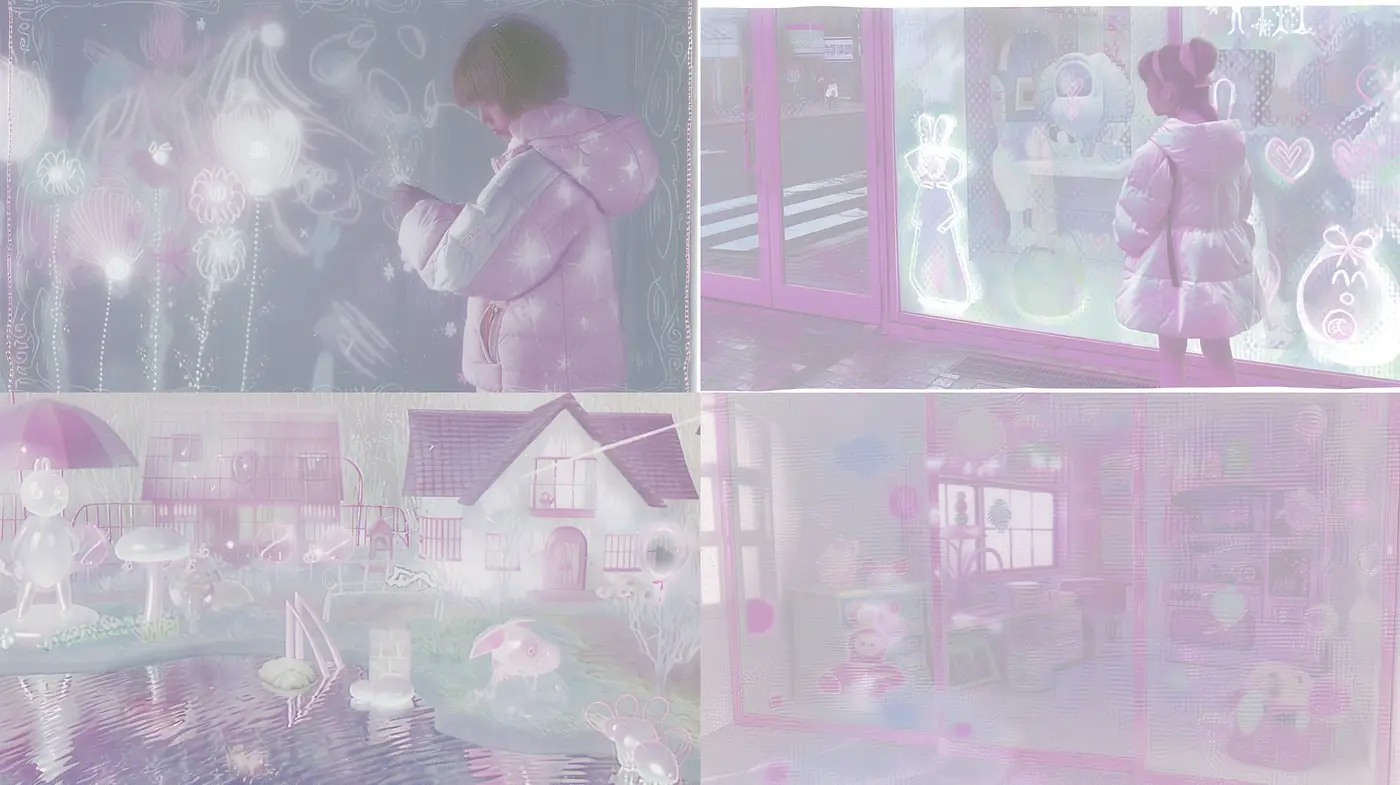 Radiant Pastel Dreamscapes: A Synthesis of Ethereal Textures and Whimsical Tones - Midjourney sref style