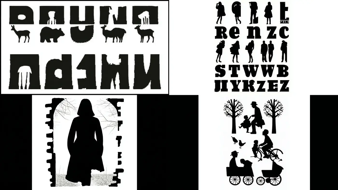 Intricate Silhouette Art with a Narratively Engaging Composition - Midjourney sref style
