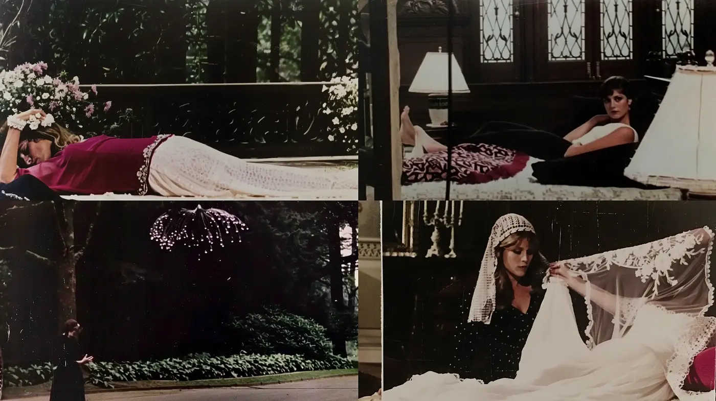 Ethereal Elegance in Twilight Hues: A Cinematic Symphony of Nostalgia and Grace - Midjourney sref style