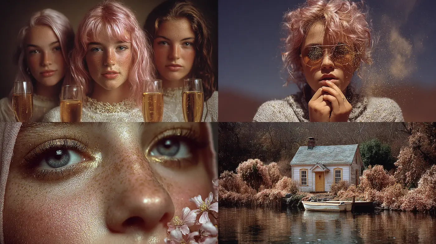 Whimsical and Dreamy Aesthetic with Warm Undertones - Midjourney sref style
