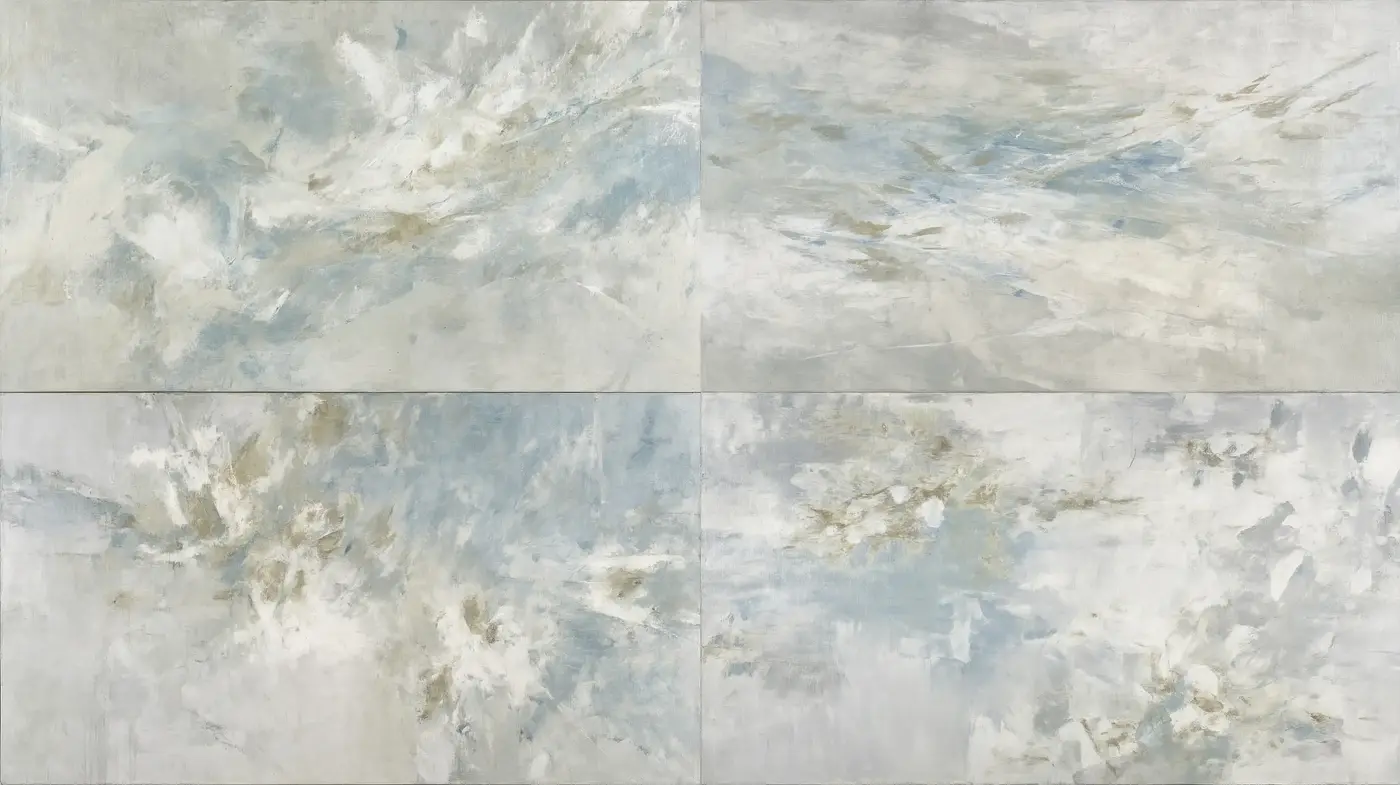Soft Abstract Landscapes with Subtle Textural Variance - Midjourney sref style