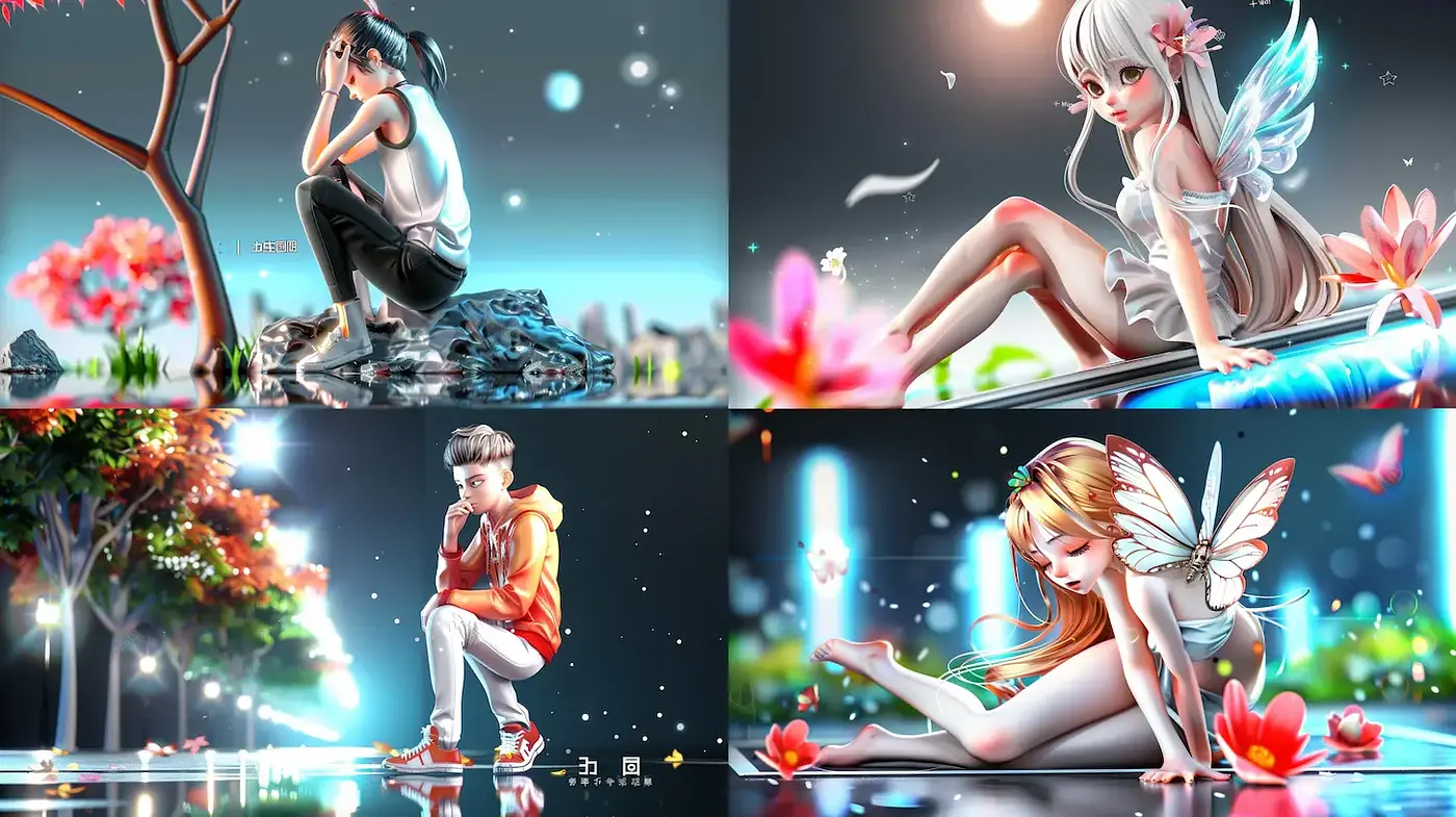 Consistent Ethereal Fantasy Aesthetic with a Touch of Whimsy - Midjourney sref style