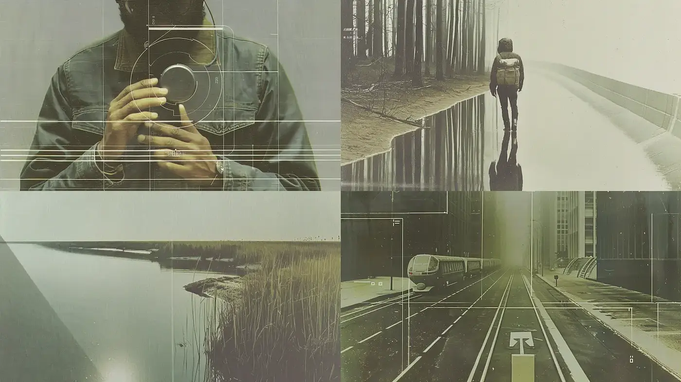 Misty and Ethereal Visuals with a Reflective Mood - Midjourney sref style
