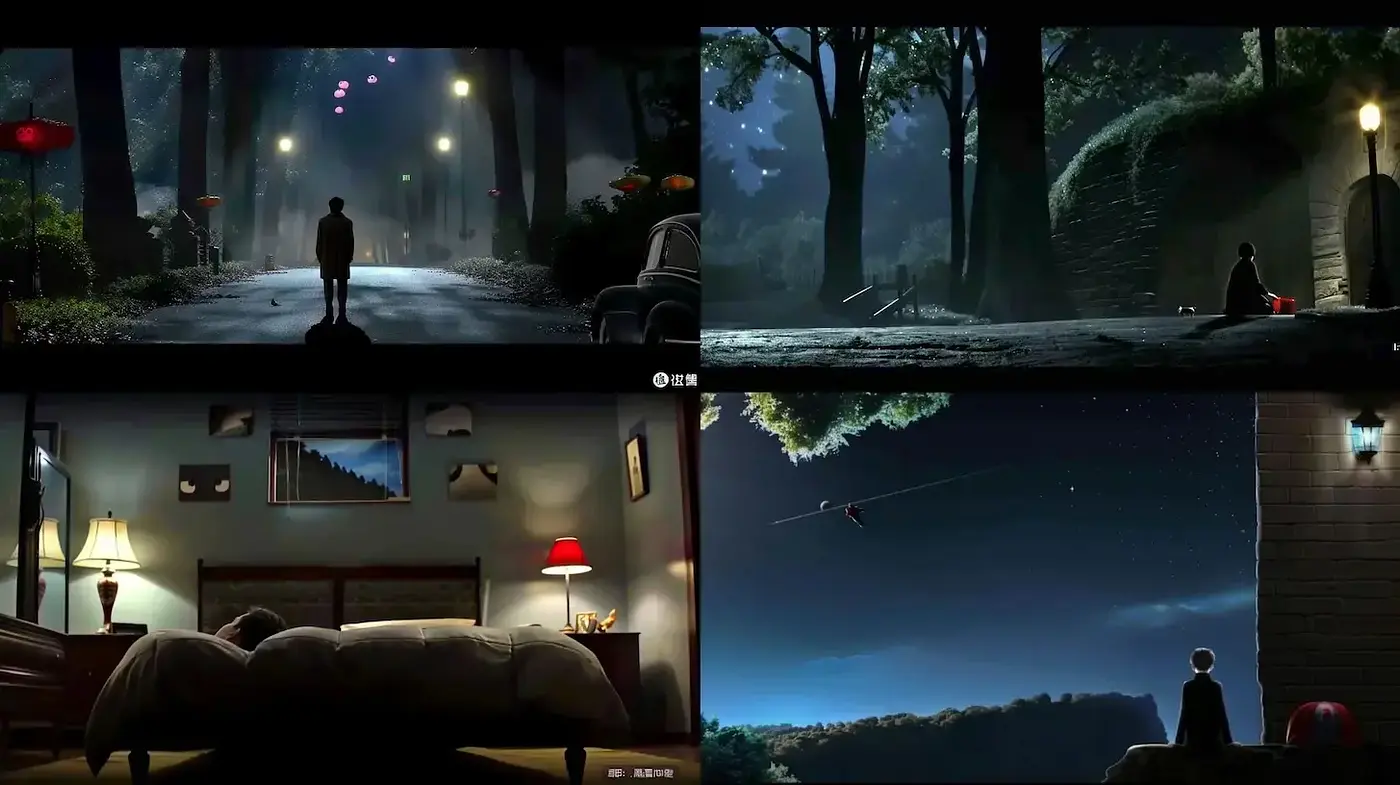 Nocturnal Serenity: A Cinematic Exploration in Shades of the Night - Midjourney sref style