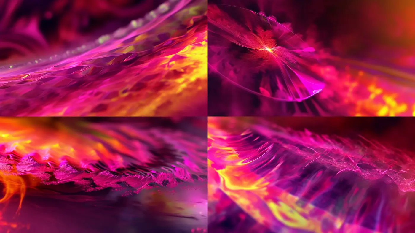 Ethereal Flux of Vibrant Hues: A Study in Dynamic Abstract Expressionism - Midjourney sref style
