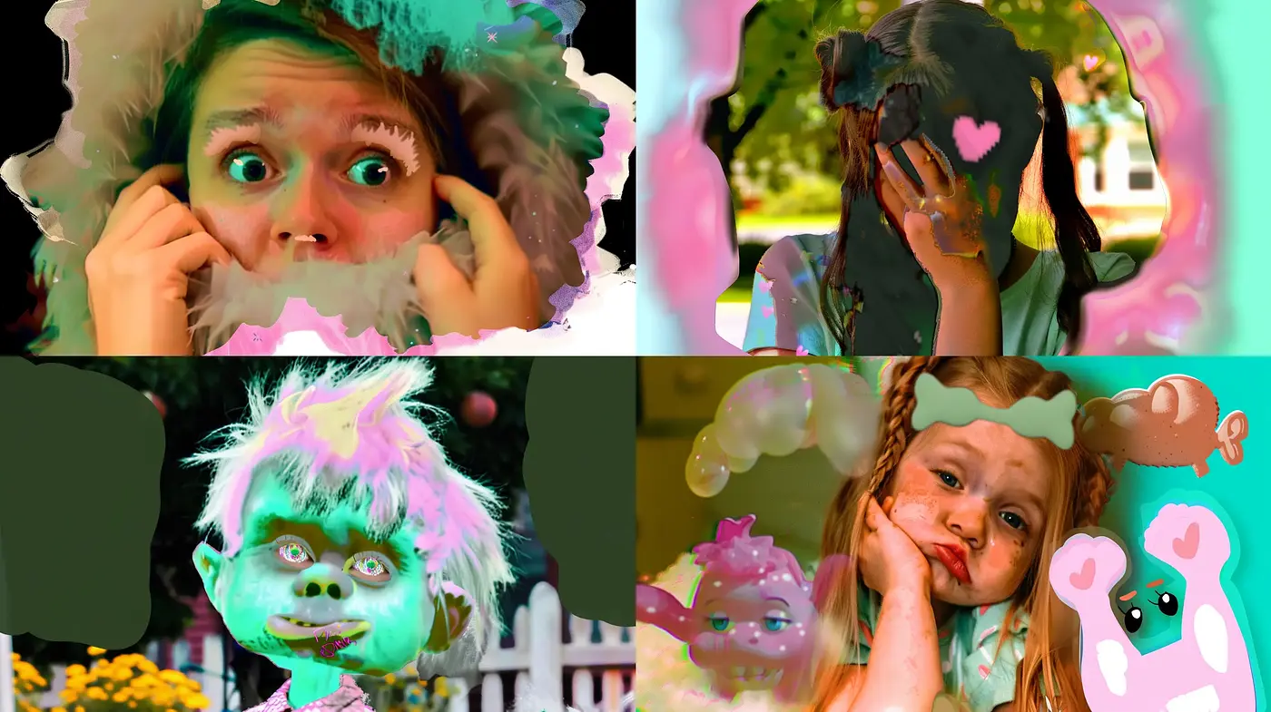 Vibrant Whimsy: A Fusion of Vivid Colors and Dreamlike Textures - Midjourney sref style