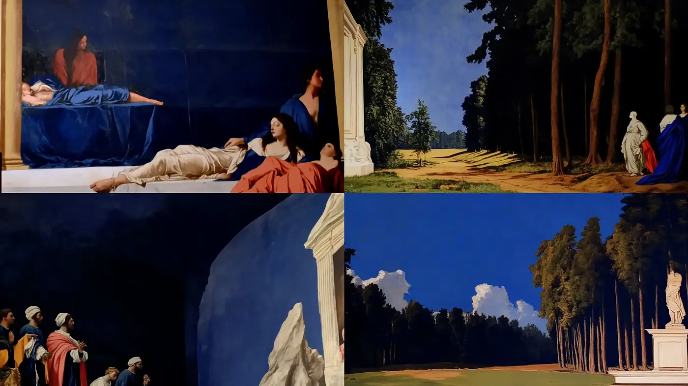 Timeless Classical Reverence: A Homage to Neoclassical Serenity - Midjourney sref style