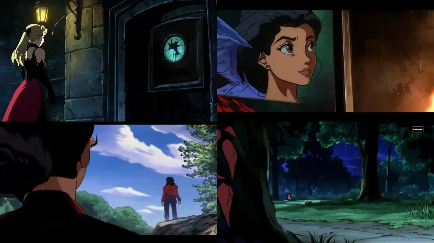 Nocturnal Elegance with a Cinematic Anime Essence - Midjourney sref style