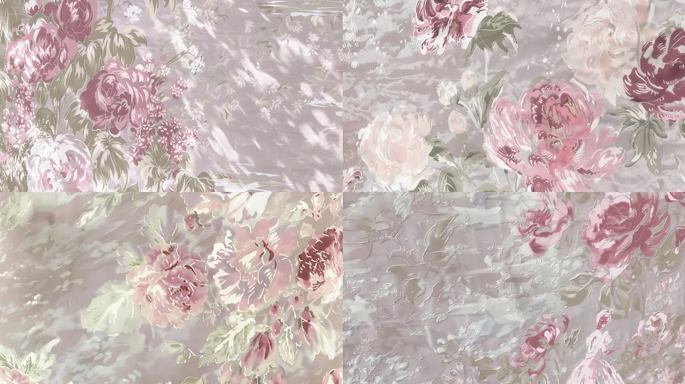 Floral Tranquility: A Unified Vision of Pastel Impressions - Midjourney sref style