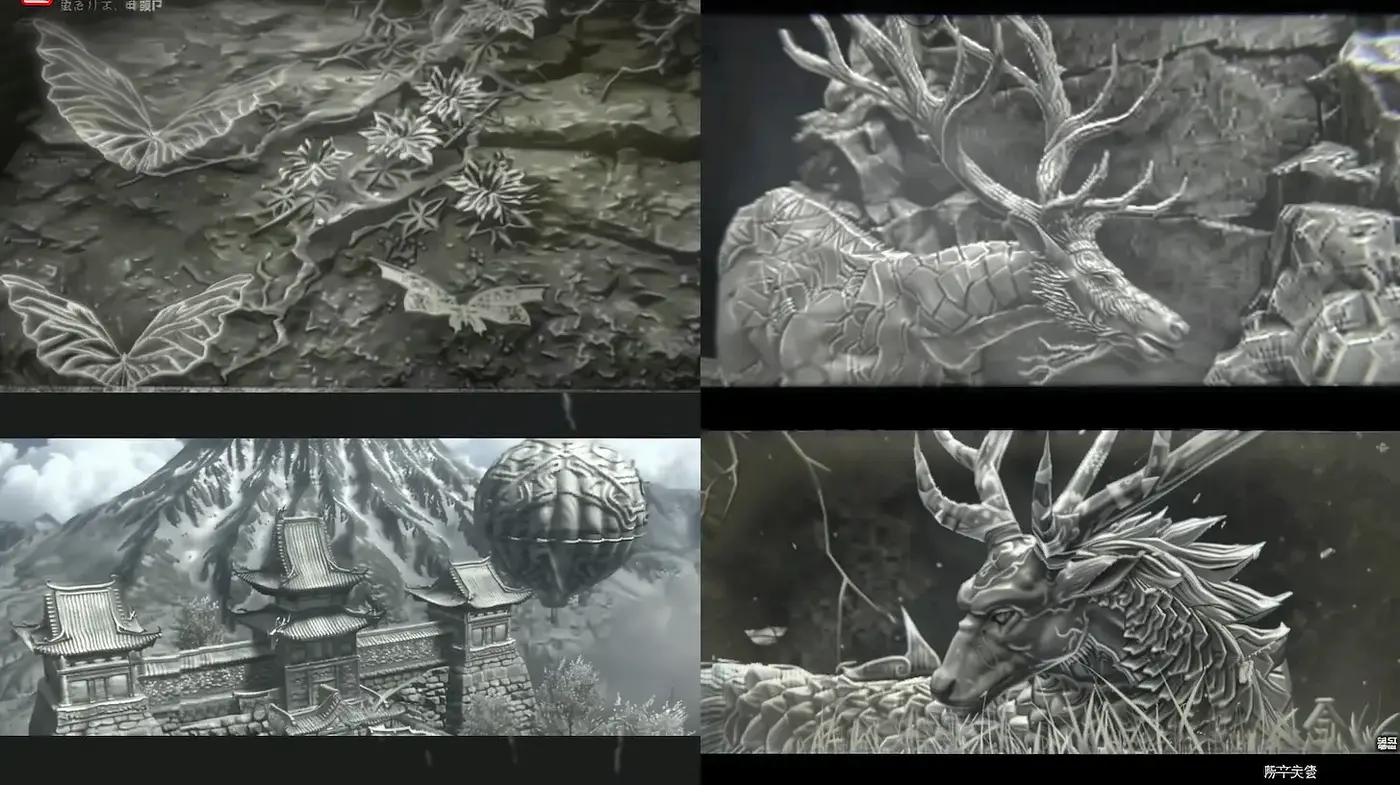 Intricate Engravings Inspired by Nature and Mythical Elements - Midjourney sref style