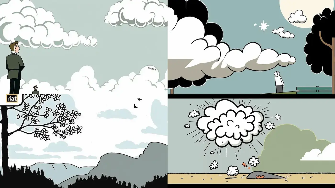 Retro Cartoon Aesthetic with a Playful Narrative Charm - Midjourney sref style