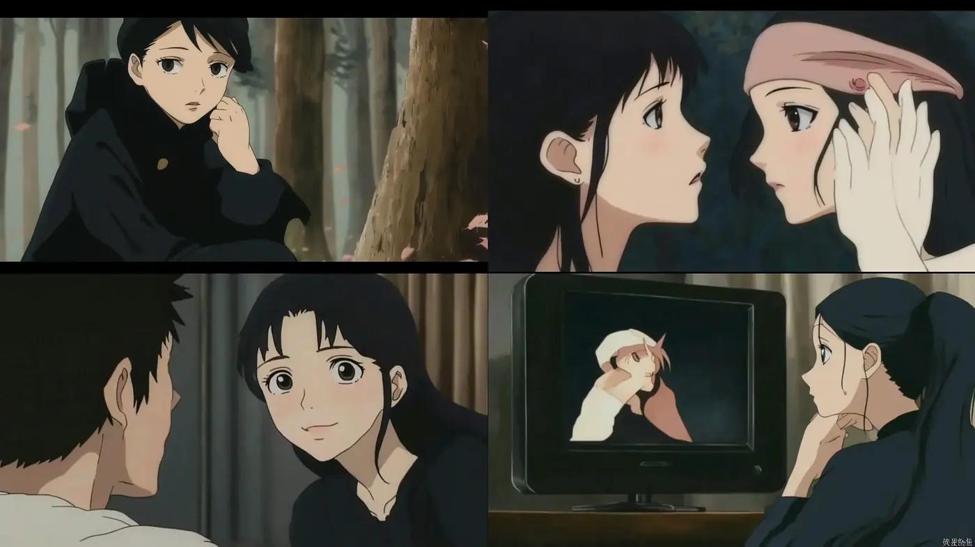 Consistent Melancholic Elegance in Animated Realism - Midjourney sref style