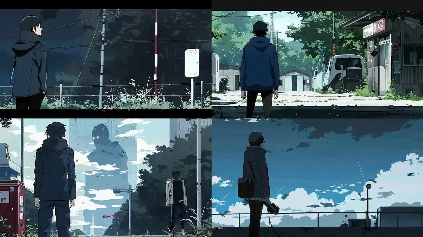Melancholic Urban Aesthetic with Surreal Overtones - Midjourney sref style