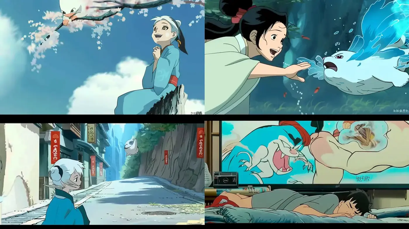 Whimsical and Enchanting Animated Aesthetic with Cultural Nuances - Midjourney sref style