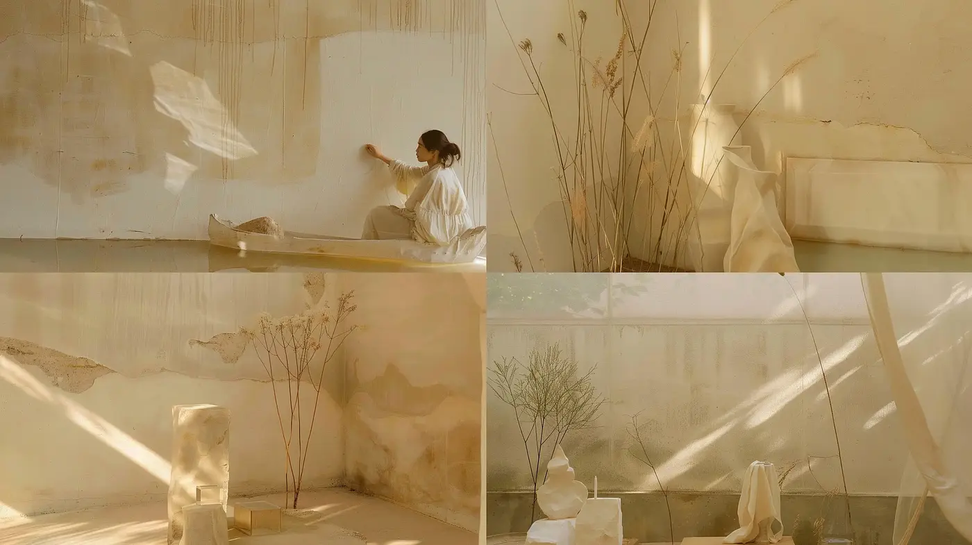 Softly Lit Serenity: Consistency in Light and Tone for Tranquil Spaces - Midjourney sref style