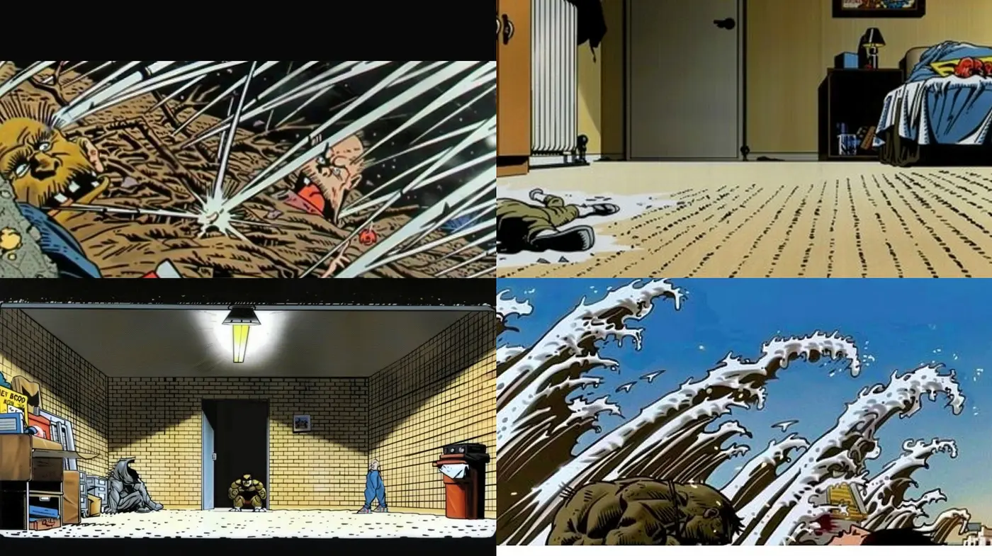 Coherent Sequential Artistry: A Fusion of Graphic Novel Aesthetics and Expressive Linearity - Midjourney sref style