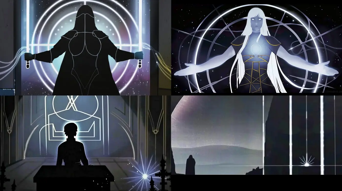 Futuristic Neoclassical Essence with Sci-Fi Overtones - Midjourney sref style