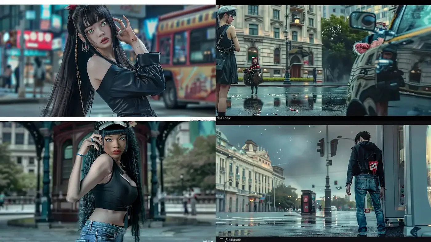 Futuristic Urban Aesthetic with a Touch of Melancholy - Midjourney sref style