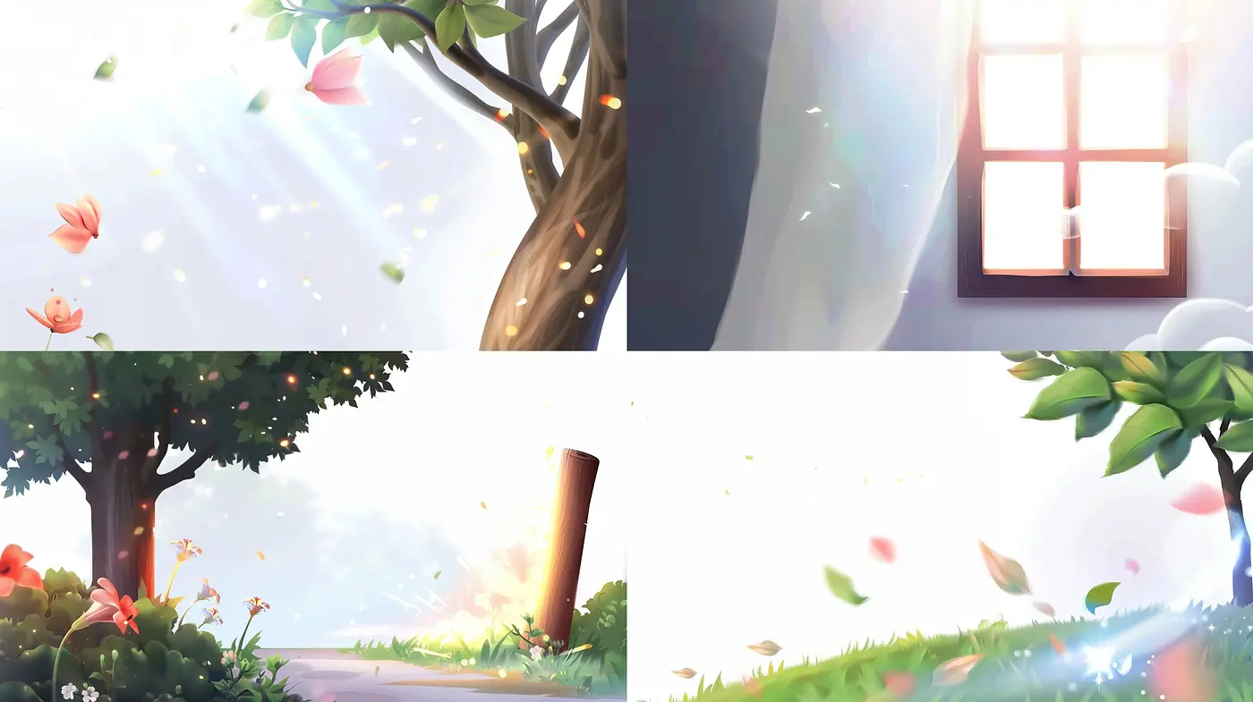 Serene Dawn of Chromatic Harmony: A Study in Soft Light and Pastel Hues - Midjourney sref style