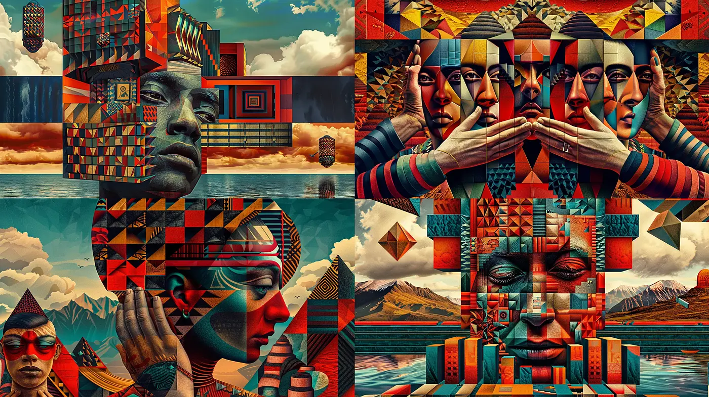 Futuristic Interpretations of Tribal Fusion - Midjourney sref style