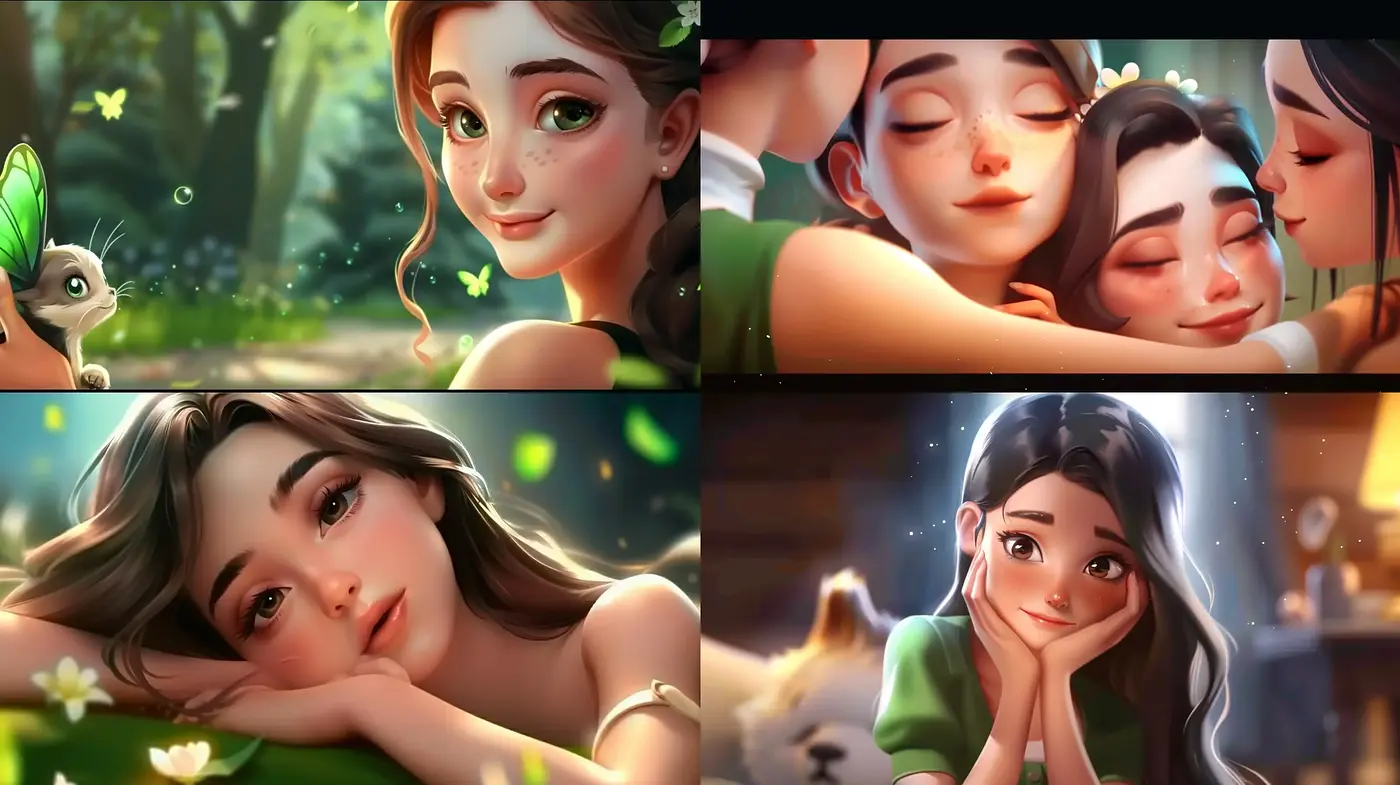 Enchanting Luminescence: A Harmonization of Soft Glows and Ethereal Warmth - Midjourney sref style
