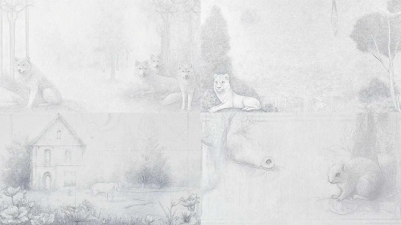 Ethereal and Dreamlike Illustrations with a Pastel Aesthetic - Midjourney sref style