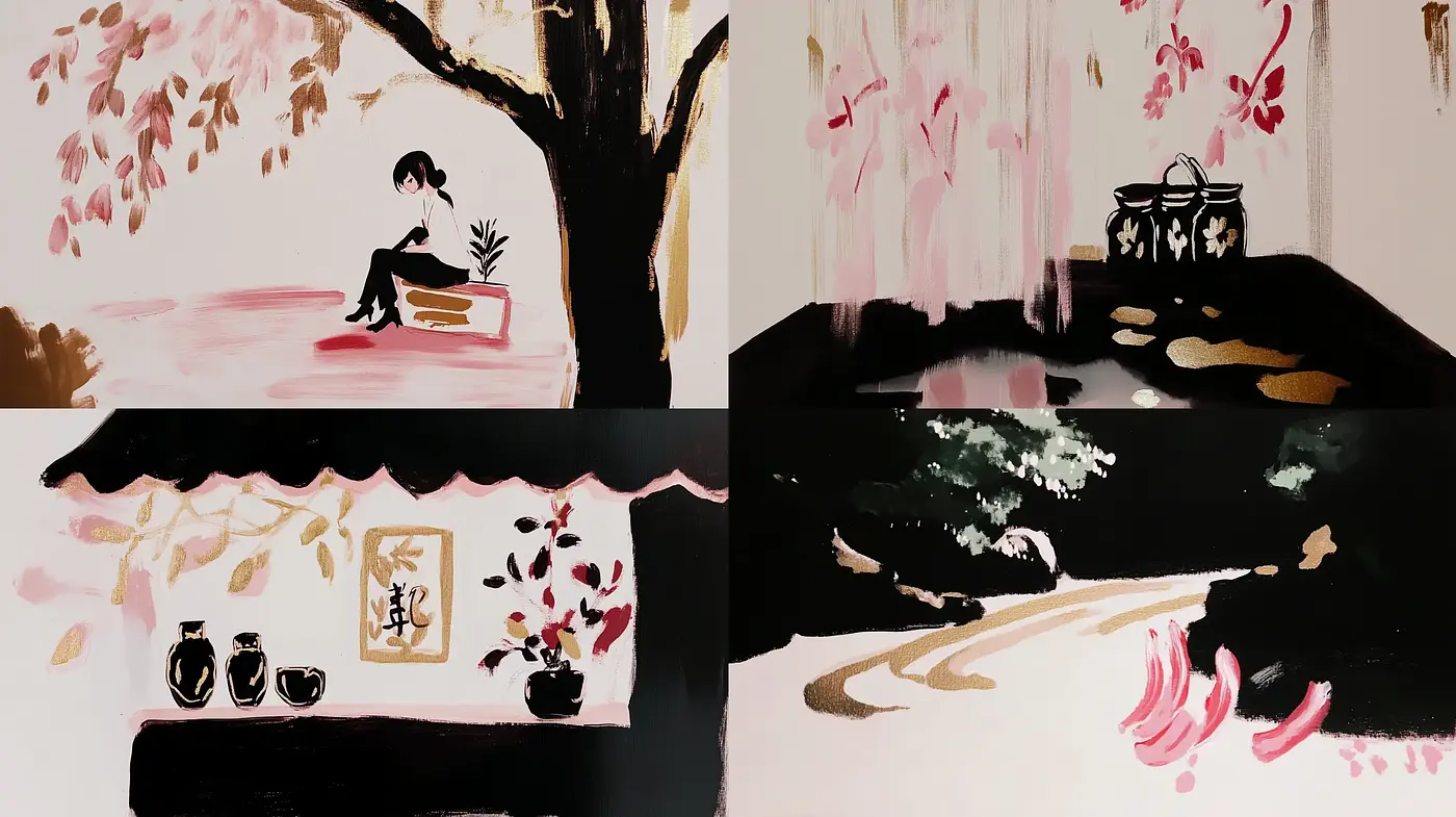 Whimsical Brush Strokes of Contemporary Impressionism - Midjourney sref style
