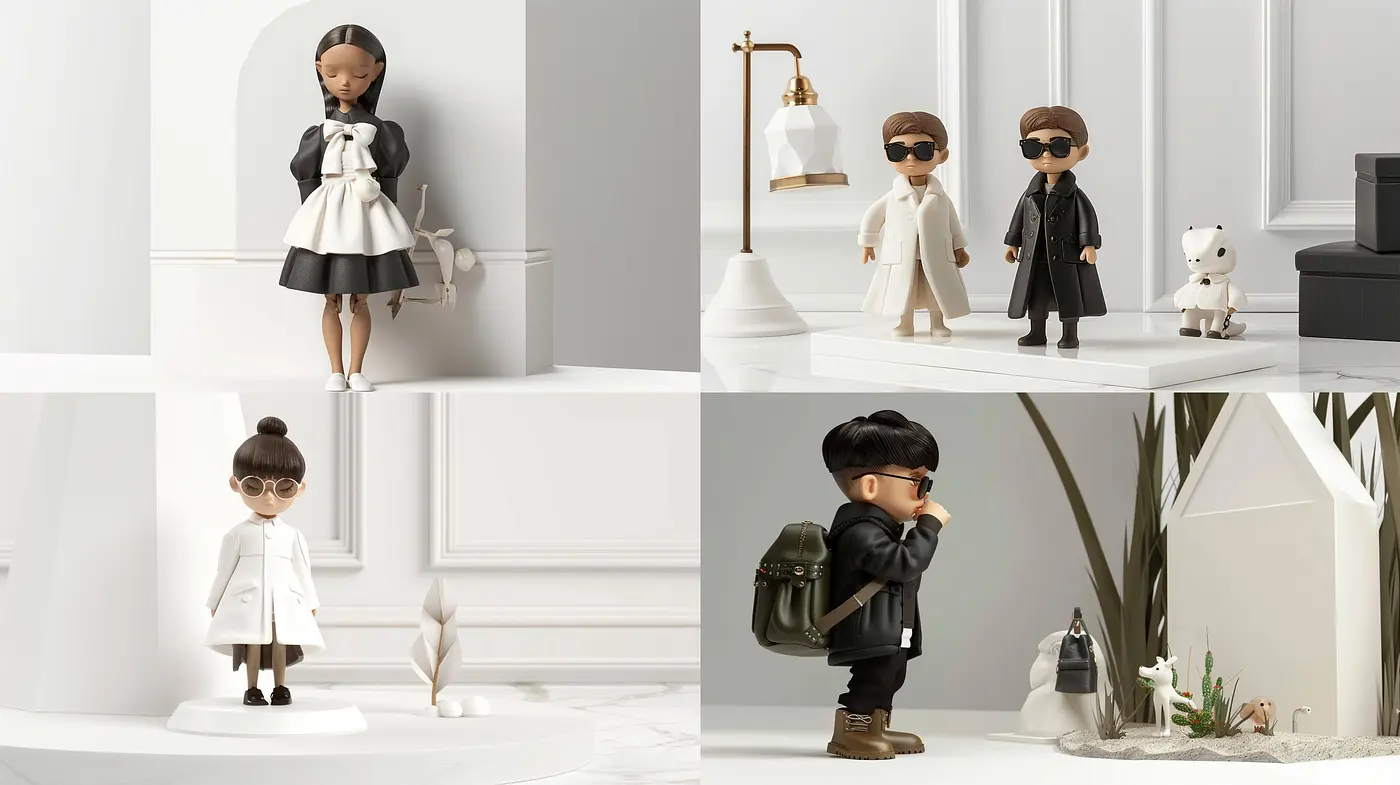 Contemporary Minimalist Vignettes with a Monochromatic and Earthy Essence - Midjourney sref style