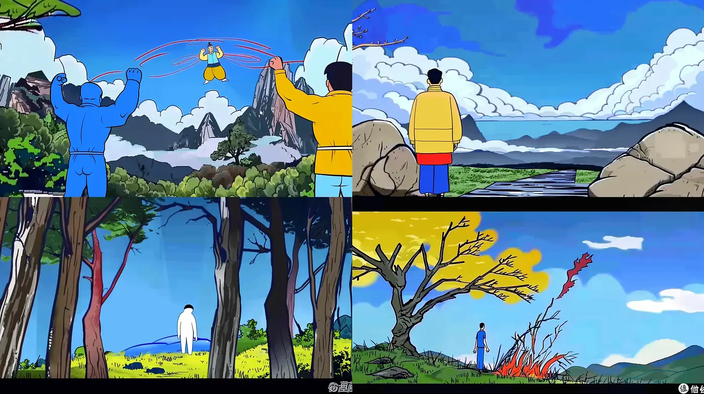 Serene Harmony of Traditional Animation Echos - Midjourney sref style