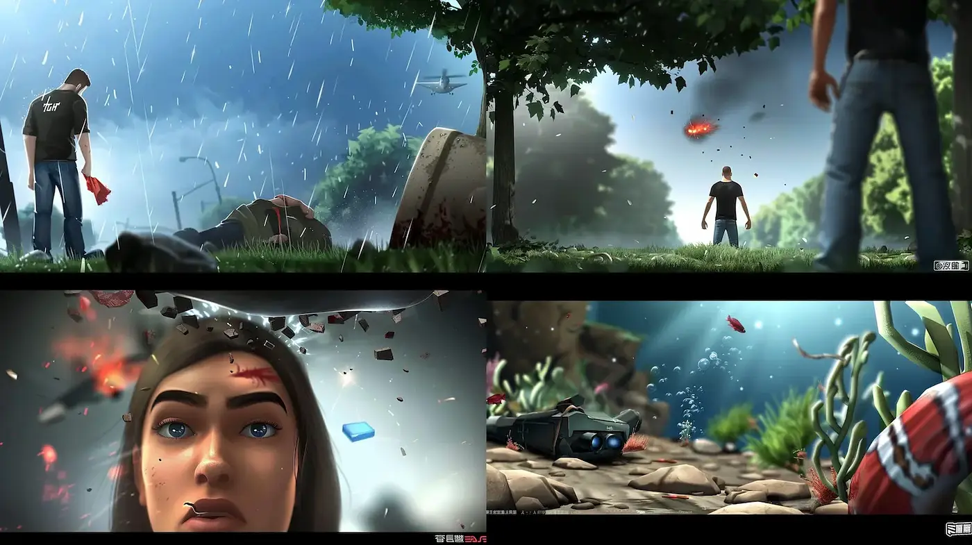 Dramatic and Intense Visual Storytelling with a Touch of Hyperrealism - Midjourney sref style