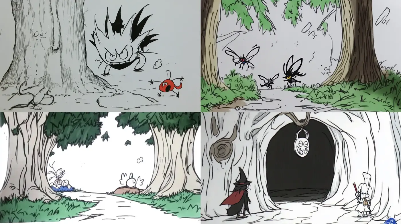 Enchanted Forest Whimsy: A Homage to Classic Animation Techniques and Pastel Storybook Hues - Midjourney sref style