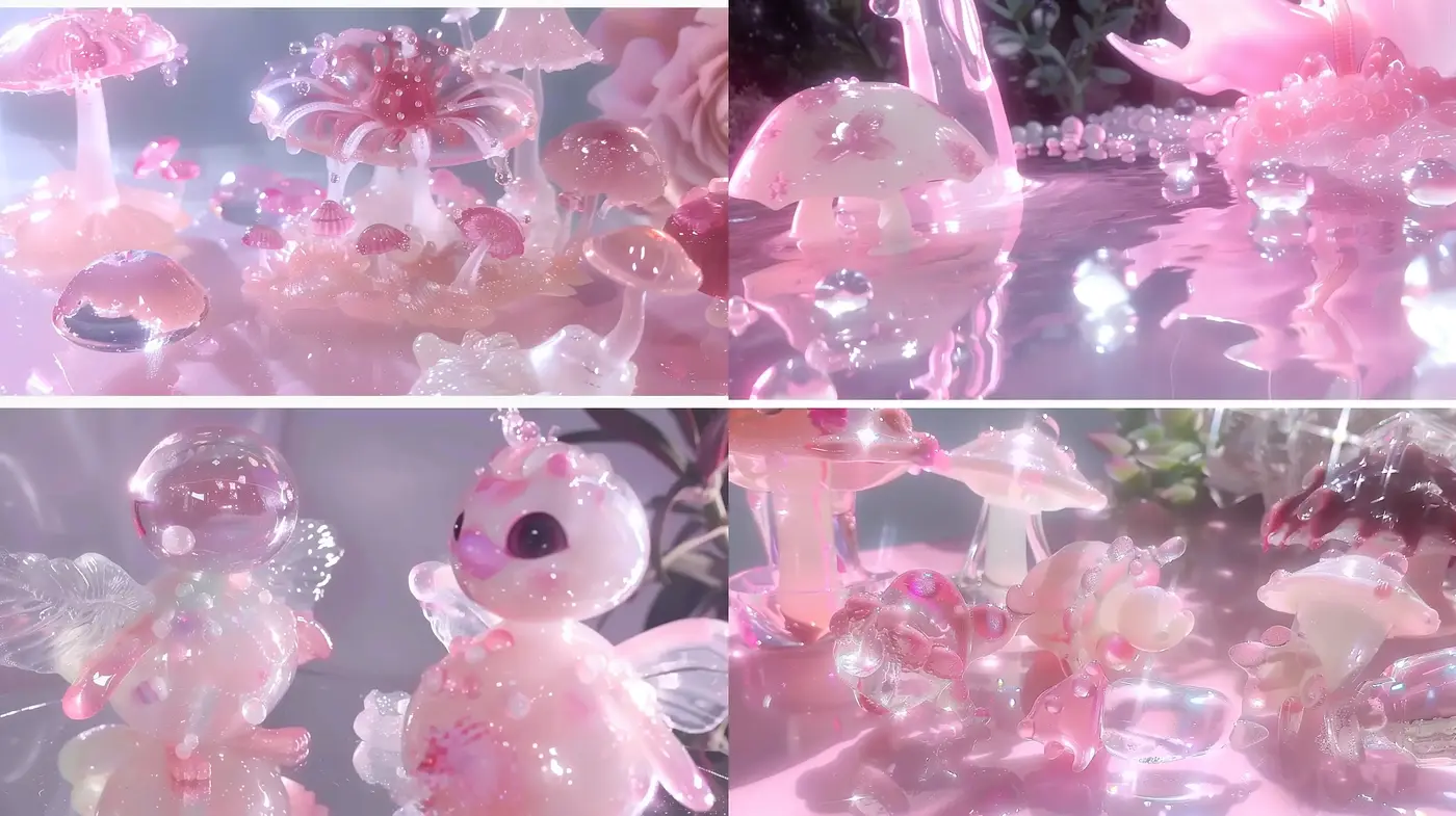 Ethereal Dreamscape of Iridescent Hues - Midjourney sref style