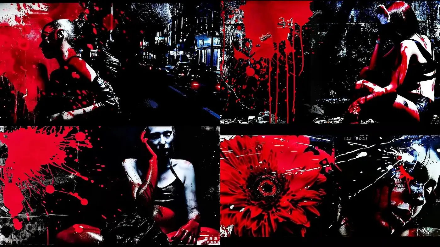 Dynamic and Expressive Style with Bold Textures - Midjourney sref style