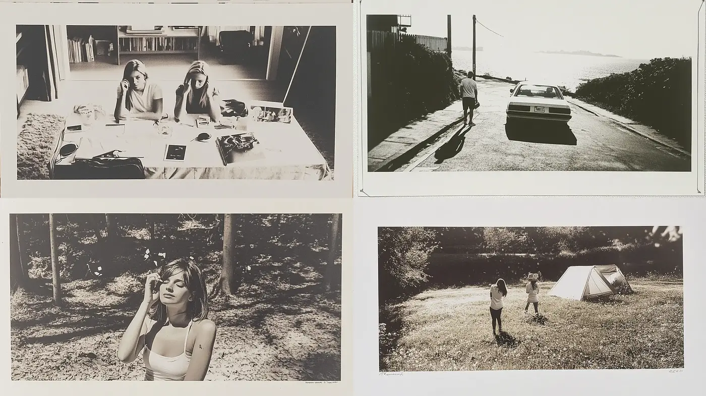 Monochromatic Nostalgia: A Harmonious Blend of Vintage Essence and Contemporary Composition - Midjourney sref style
