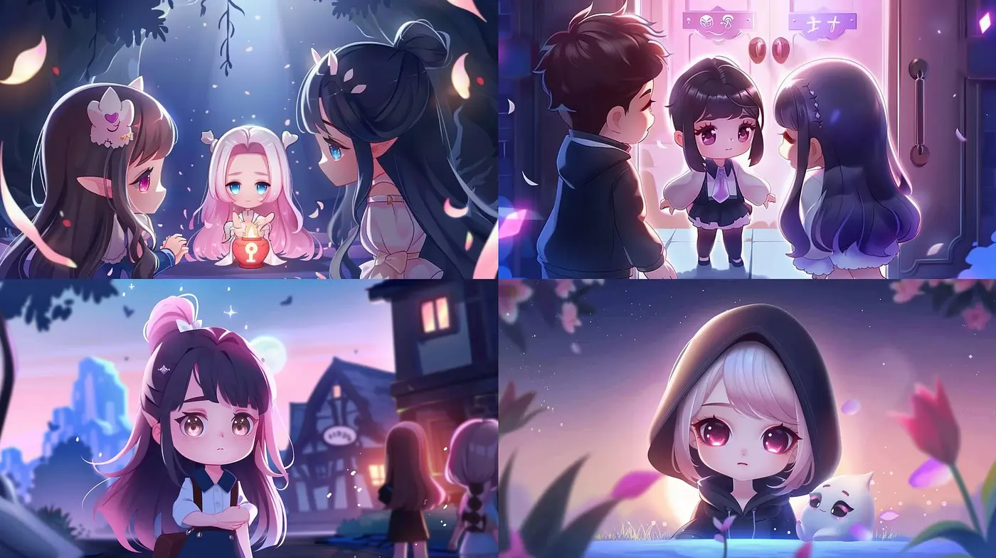 Twilight Dreamscape: A Consistent Pastel-Hued Anime Inspired Artistry - Midjourney sref style